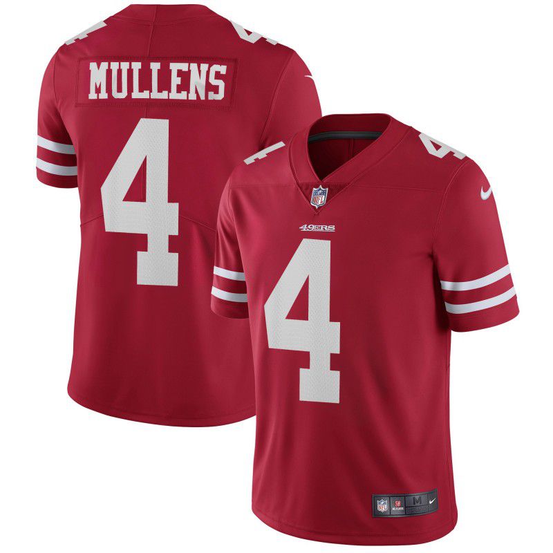 Men San Francisco 49ers #4 Mullens Red Nike Vapor Untouchable Limited Playe NFL Jerseys->new york yankees->MLB Jersey